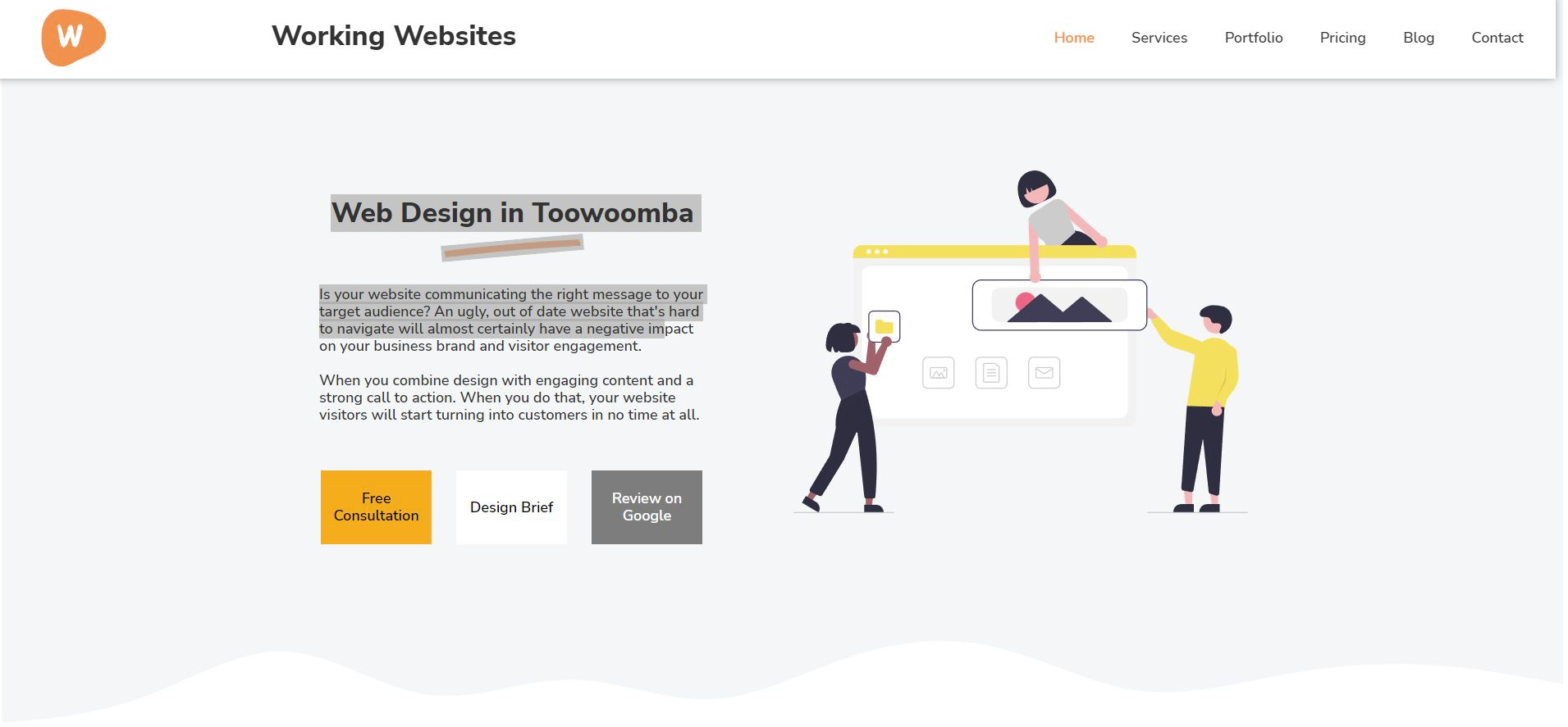 Working Websites logo